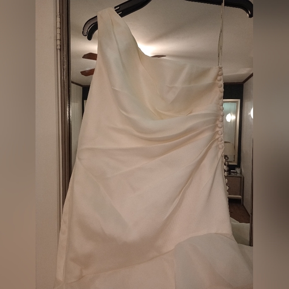 Ivory Organza White by Vera Wang for David's bridal - Picture 2 of 16
